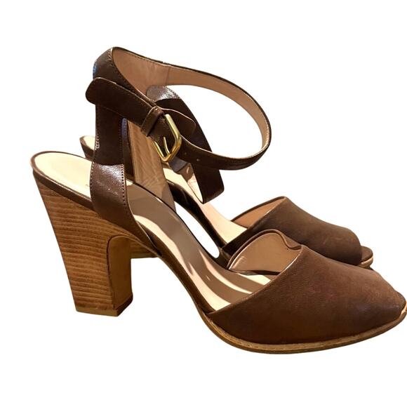 Stuart Weitzman Wood Block Heel Sandals – Women’s Size 11 - Picture 2 of 8